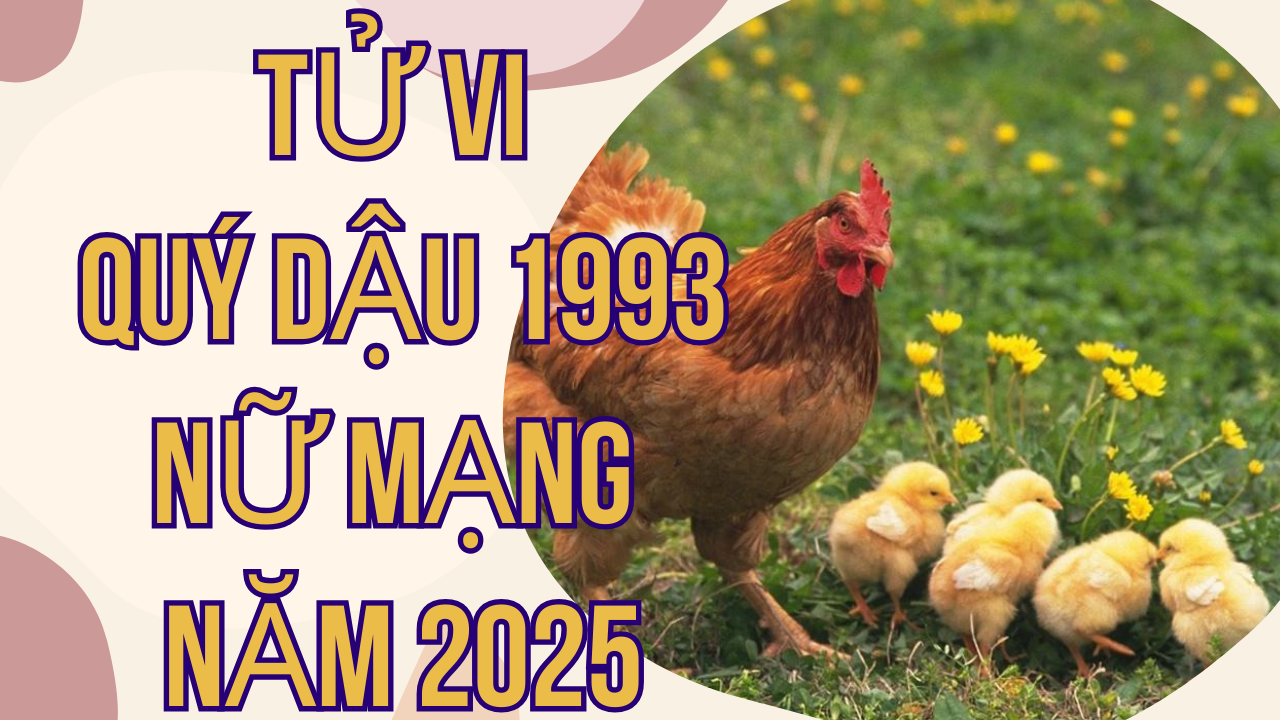 Tử Vi Quý Dậu 1993 Nữ Mạng Năm 2025: Chi Tiết và Chính Xác