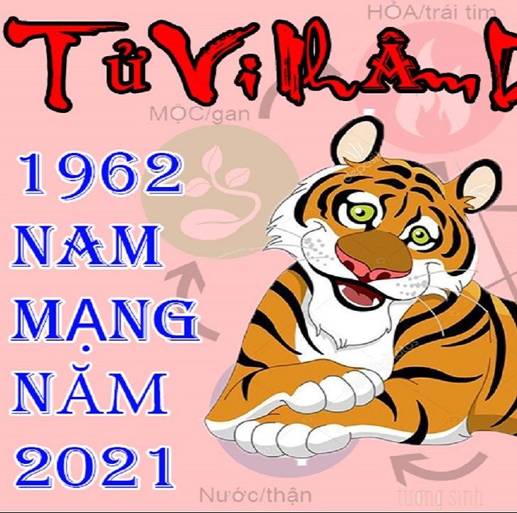 Tử vi tuổi Nhâm Dần 1962 năm 2021 nam mạng