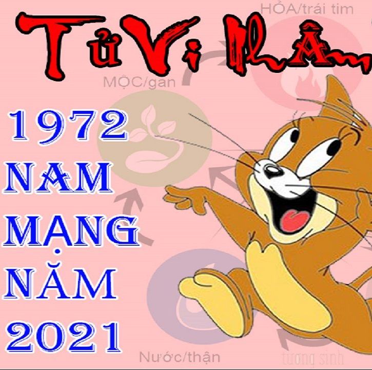 Tử vi tuổi Nhâm Tý 1972 năm 2021 nam mạng