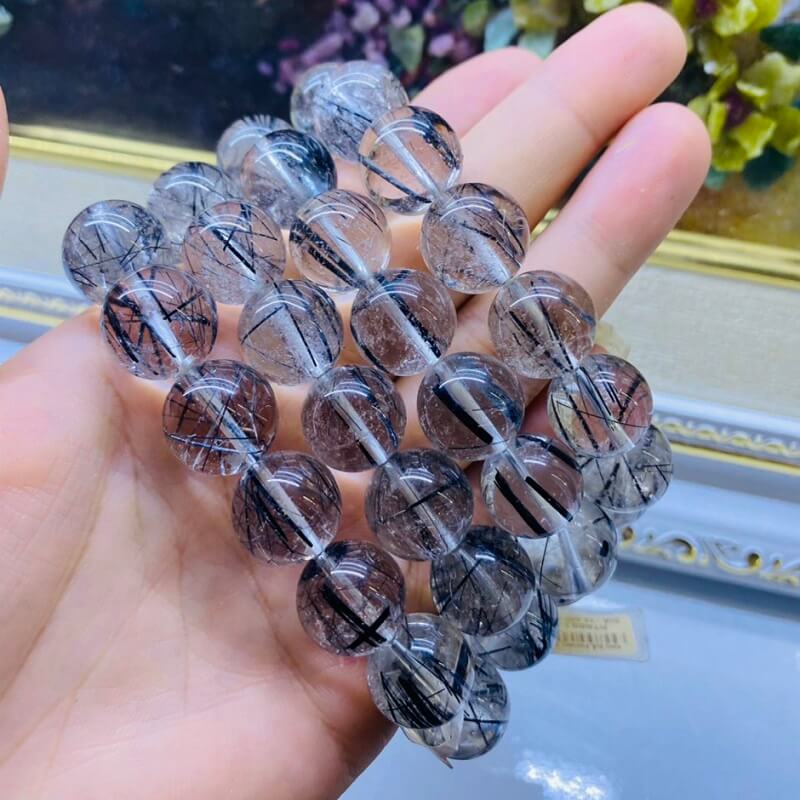 THẠCH ANH TÓC ĐEN BAO THỂ